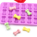 Cartoon Dog Bones Shape Silicone Candy Mold DIY Fudge Hard Candy Fondant Mould