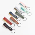 Wholesale PU Leather Key Chains Car Key Holder Strap Custom logo Leather Keychain