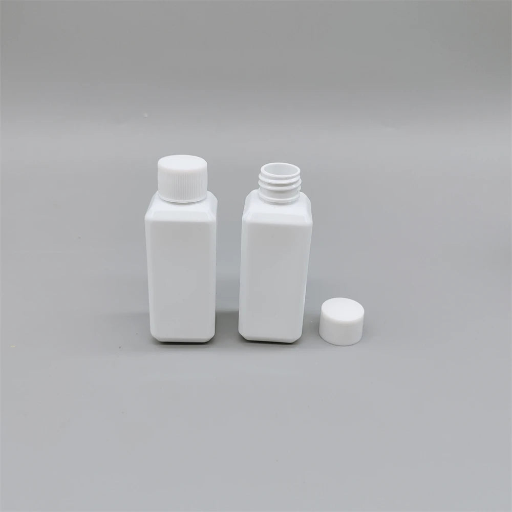 2oz 60ml Cosmetic Skincare Packaging Plastic Facial Toner Bottle White Screw Caps