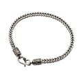Hiphop Trendy Charm Mens Personalized Stainless Steel Classic Handmade Braided Link Chain Bracelet Jewelry Lancui LCHP-403B