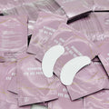 Customized Private Label Eye Pads for Lash Extension Colorful Cotton Eyepatch with Adhesive Gel Mask Form