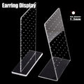 72 Holes Earring Display Holder Rack Acrylic Stand Seller Jewelry Display Organizer Shelf Multi Ear Studs Storage Rack