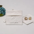 High Quality Eco Cotton Jewelry Packaging Pouch Organic Cotton Envelope Bags