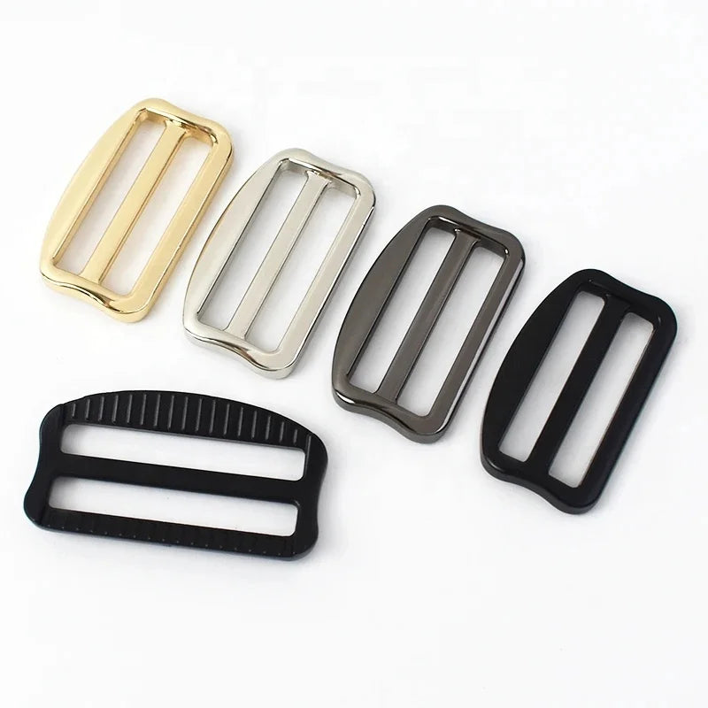 Meetee XP007 25mm Luggage Hardware Accessories Shoulder Bag Strap Connective Buckle Zinc Alloy Adjustable Tri-glide Buckle