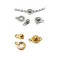 316L Stainless Steel Gold/Silver Melon Seeds Swivel Clasp for Necklace and Bracelet Connections