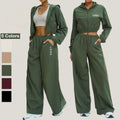 New Arrival Active Wear Outdoor Gym Yoga Sets Zipper Windproof Hooded Sun-protective Fitness Sportswear Workout Sets for Women