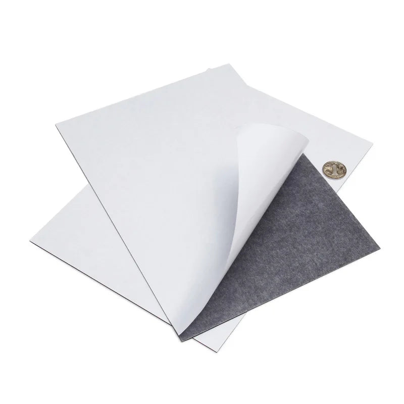 Flexible Sheet A4 Size Art Deco Eco-friendly Free Samples Reusable Fridge Refrigerator Self Adhesive Rubber 0.5 Mm 3mm Christmas