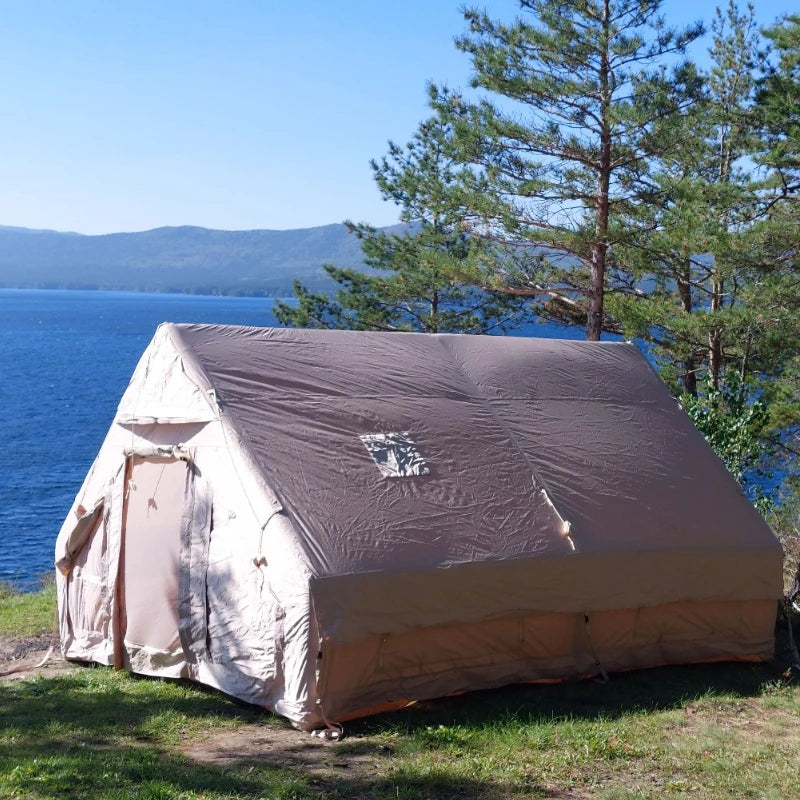 Outdoor Waterproof UV Protection Oxford House Air Tent Portable Easy Setup Glamping Luxury Inflatable Camping Tent