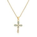 MIENTER Bestseller Gold Cross Necklace Fashion Gold Plated 18k Necklace Necklaces for Women