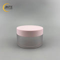 Wholesaler 100ml Pink Empty Sample Container Body  Scrub Cosmetic Containers  Food Grade PETG Pots