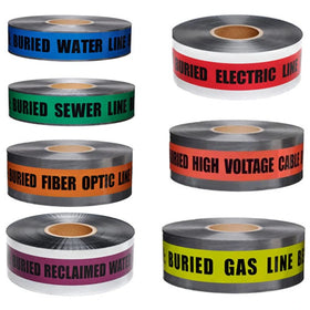 Underground Detective Weather-resistant Aluminium Foil Magnetic Caution Tape Warning Marker Tape