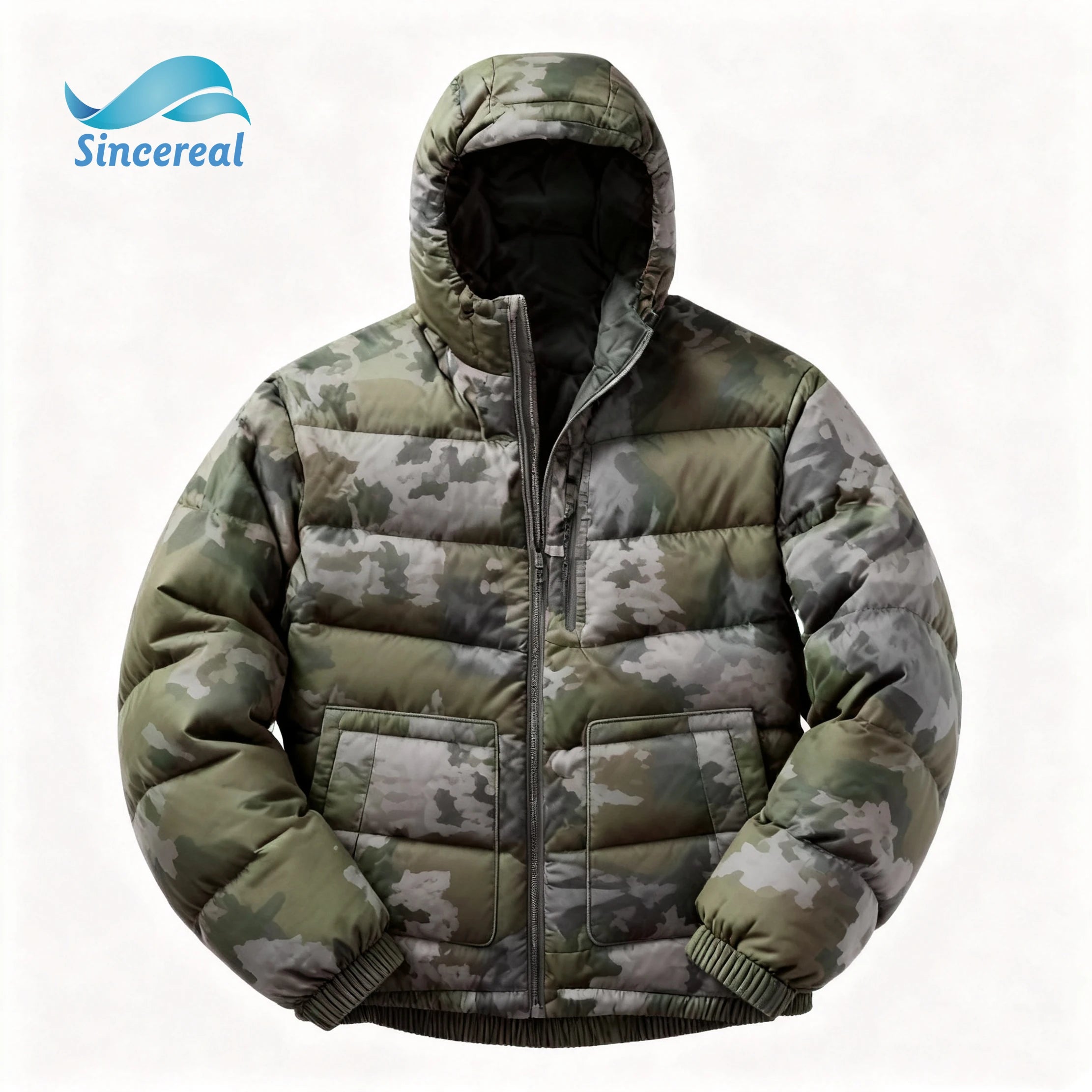 Custom Logo Men's Rip-stop Woodland Uniforms Jacket Camouflage Outdoor Patched Camo Plus Size Jacket Coat for Men