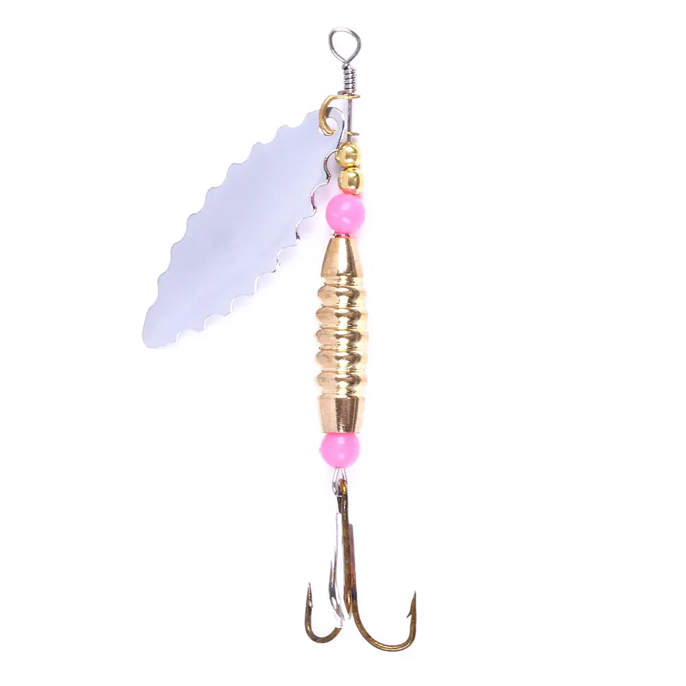 Wholesale SP104 8.1cm 11.5g Artificial Metal Spinner Baits Spoon Fishing Lures