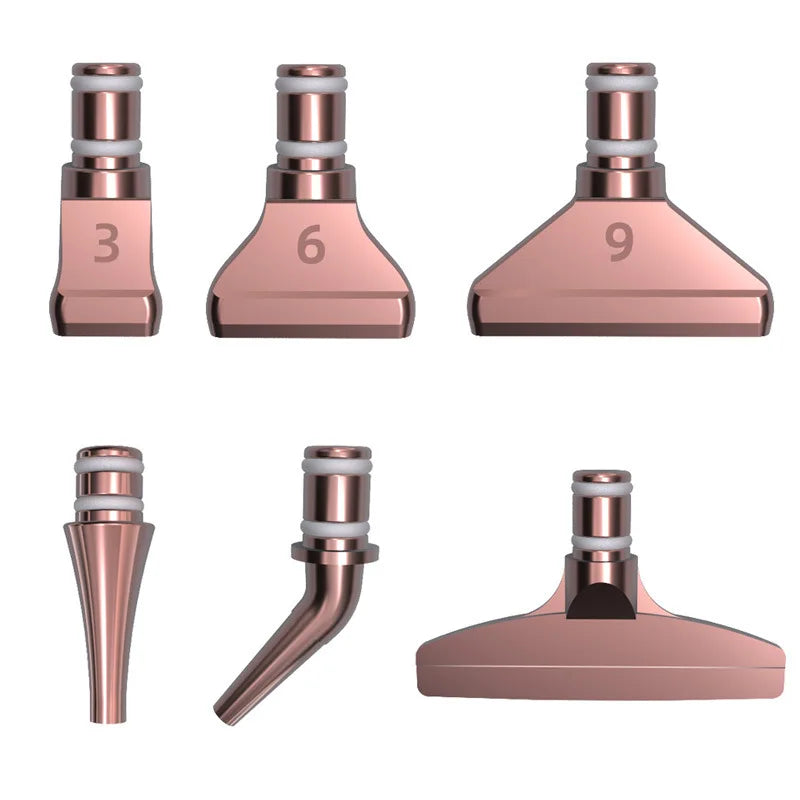 Nail Art Pen Tips Diamond Painting Pen 13 Models Rose Gold Metal Replacement Pen Heads Diamond Embroidery Tool Accessories
