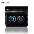 MINEESI Luxury Automatic Wooden Watch Winder 2/3/4/6/8 Watch Storage Box Recycled Materials Water Resistant Protective Design