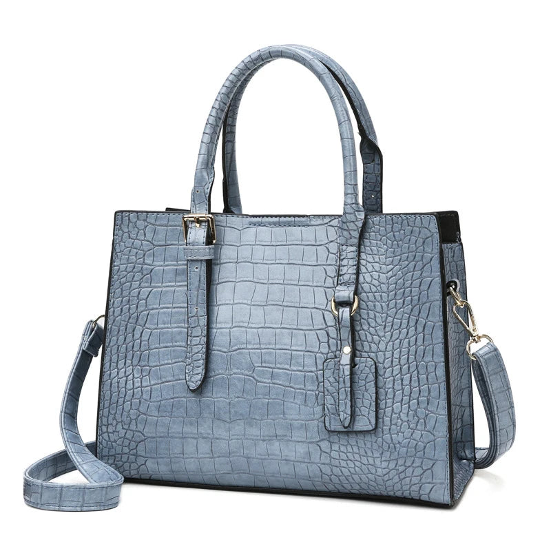Bolsos De Mujer Trendy Crossbody Shoulder Handbag With Crocodile Pattern Purse and Handbags for Ladies