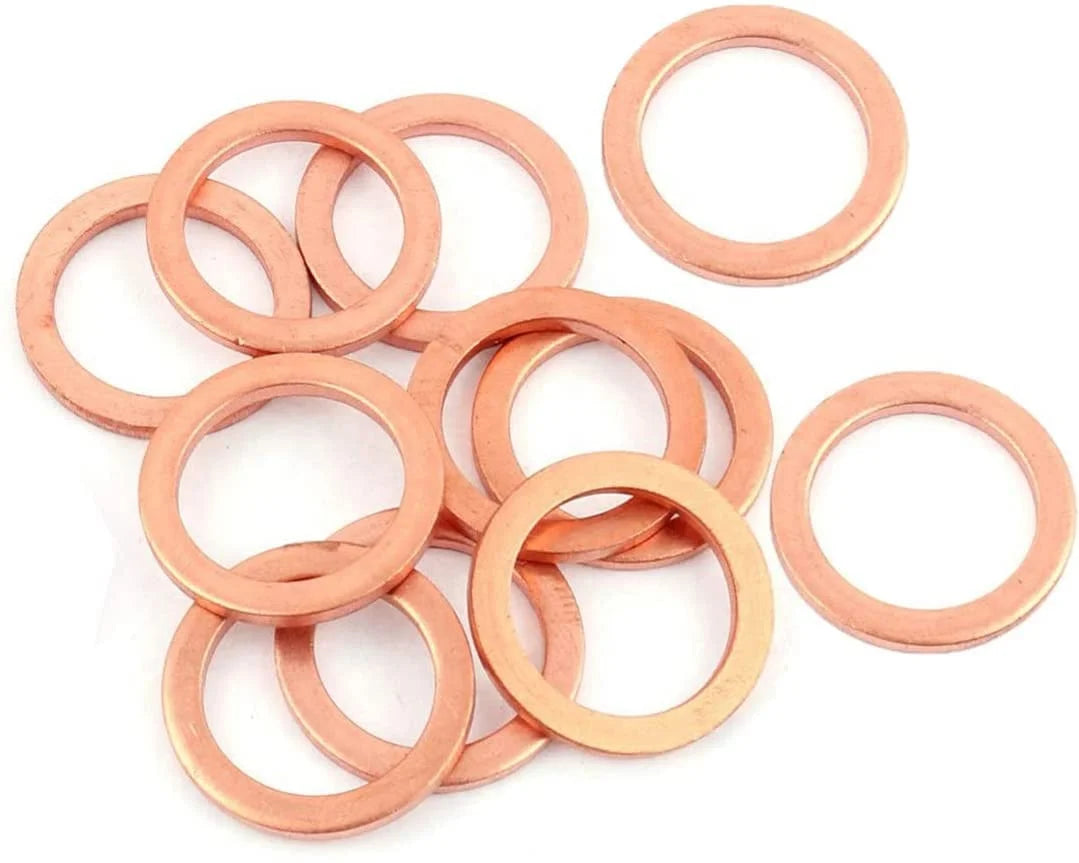 007603-014106 007603014106 M14 Cooper Crush Washer Oil Drain Plug Replacement for Mercedes Oil Crush Washer