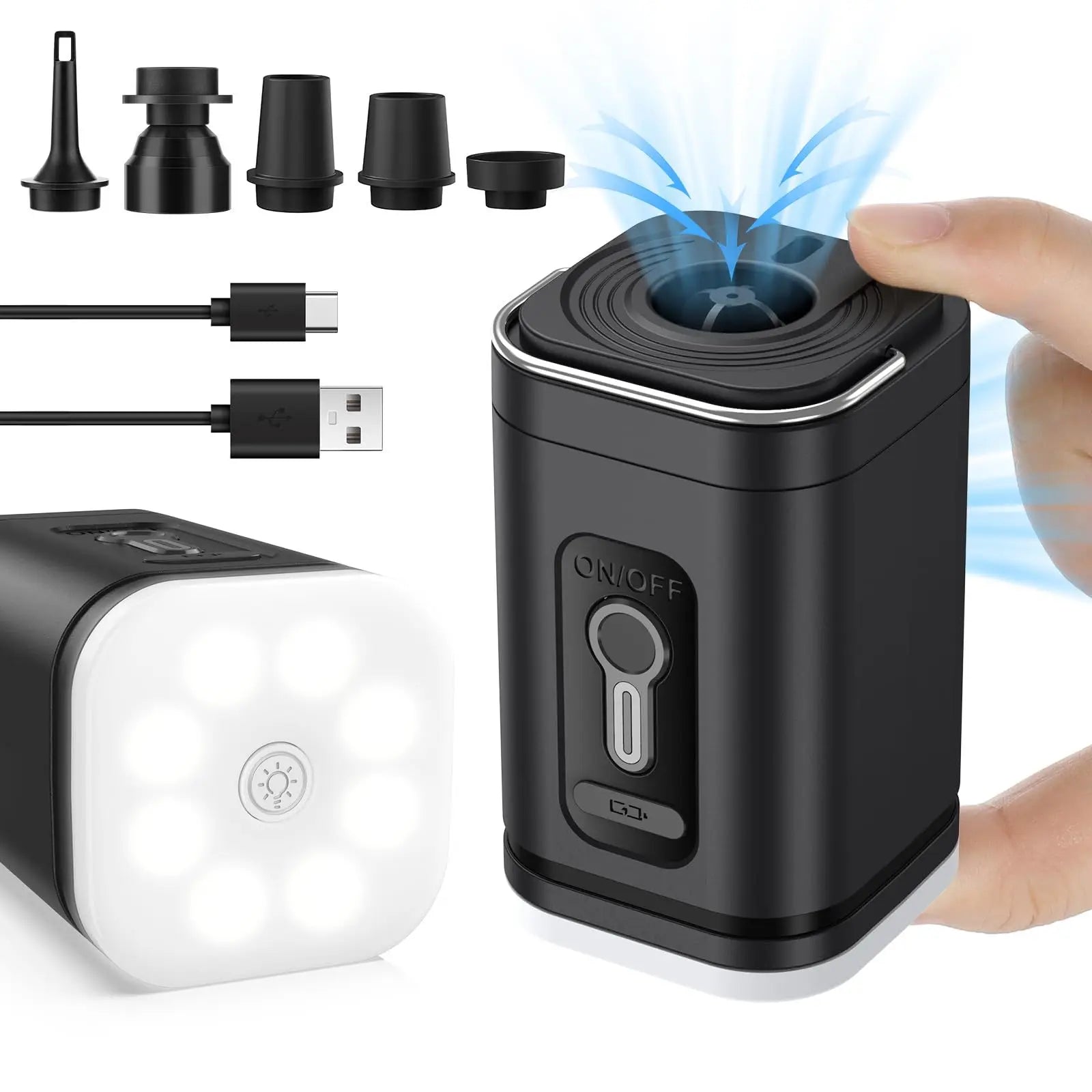 Portable Rechargeable Inflatable Air Pump New Portable Vacuum Storage Air Bag and Vacuum Backpack Pump for Backpack