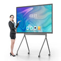 Meeting Room Smart Education Board Touch Digital 75 Inch Electronic Interactive Whiteboard Smart Board Stand Without Projector