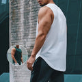 Wholesale Custom logo Polyester Running Singlet Muscle Athletic Shirts Sleeveless Fitness Wear Workout Men Gym Tank Top for Men