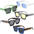 High Quality Wholesale Custom Logo Colorful Popular Vintage Mens Glasses Thick Acetate Sunglasses Polarized for Men