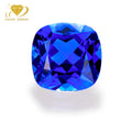 Lab Made Gemstone Royalblue Blue Sapphire Stone 6x7mm 7x7mm Cushion Shape Loose Gemstone for Making Lab Grown Sapphire Jewellery