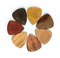 Beech Olive Black Walnut Wooden Guitar Picks Wood Guitar Plectrums Craft