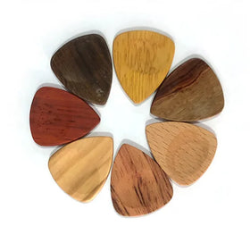 Beech Olive Black Walnut Wooden Guitar Picks Wood Guitar Plectrums Craft