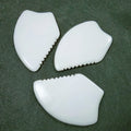 DIY White Jade Gua Sha Comb Gua Sha Crystal Heart Body Gua Sha Stone with Box