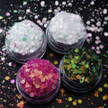 Chameleon Glitter Wholesale Chunky Mix Color Change Glitter for Resin Crafts Nails Art Color Shifting