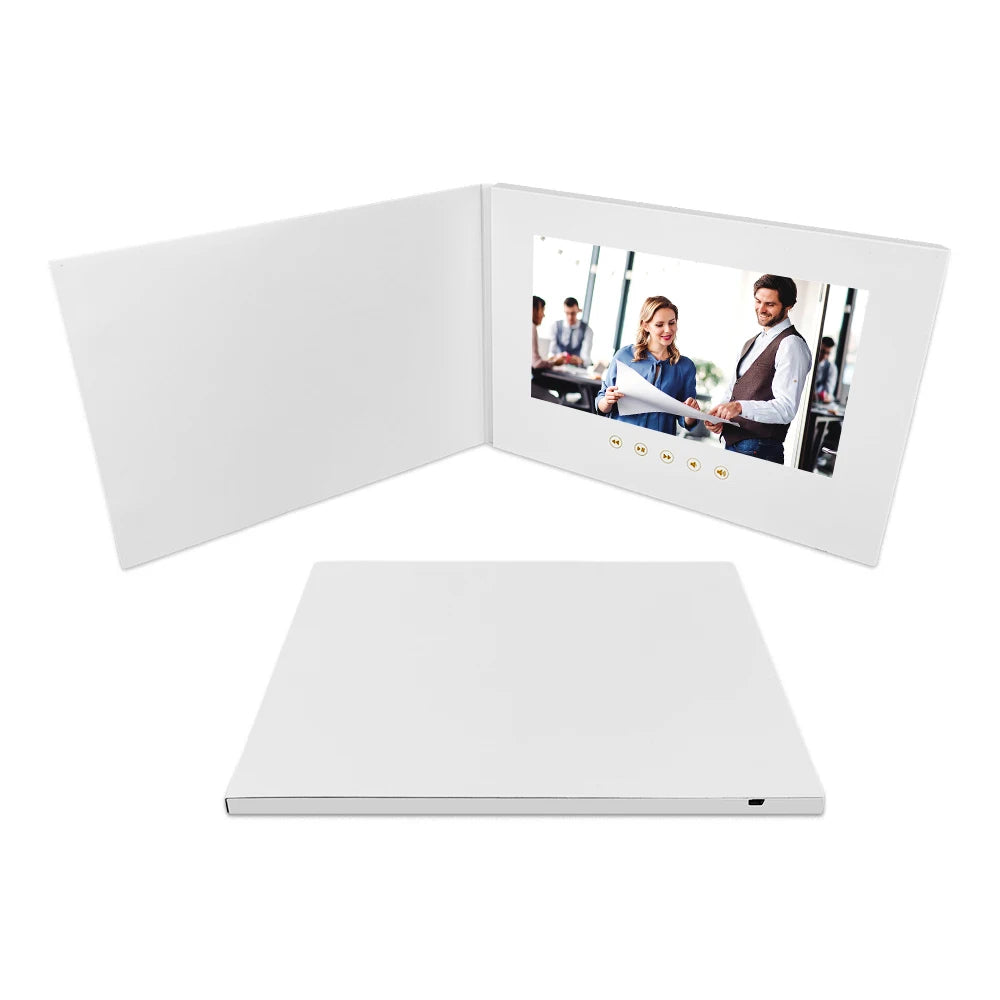 Factory Directly Sales Advertising Video Brochure Player Greeting Card 10 Inch LCD Booklet Business Brochure Wedding Video Book
