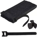 Color Flexible Velcroes Automatic Hand-held Self-gripping Strap Hook and Loop Strap Cable Tie Custom Velcroes