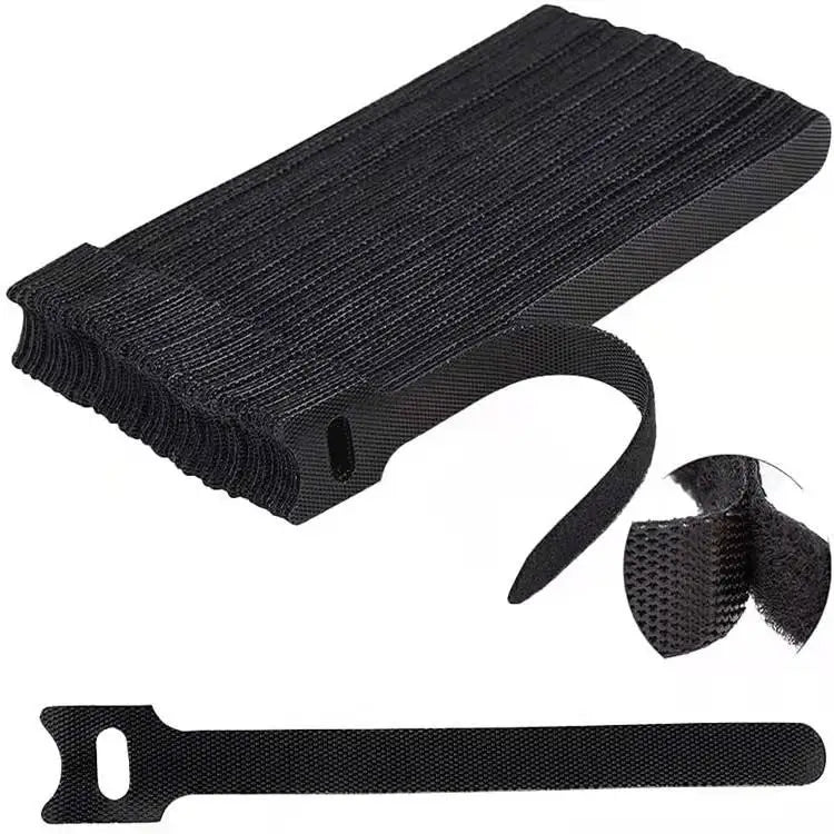 Color Flexible Velcroes Automatic Hand-held Self-gripping Strap Hook and Loop Strap Cable Tie Custom Velcroes