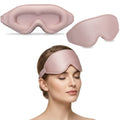 3D Sleep Eye Mask for Side Sleeper Lash 3D Contoured Cup Sleeping Mask Night Blindfold Eye Shade Cover with Adjustable Strap