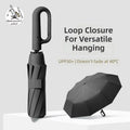 Custom Print Wholesale Most Popular Promotional 23 Inch Double Layer Windproof Inverted 3 Folding Umbrella