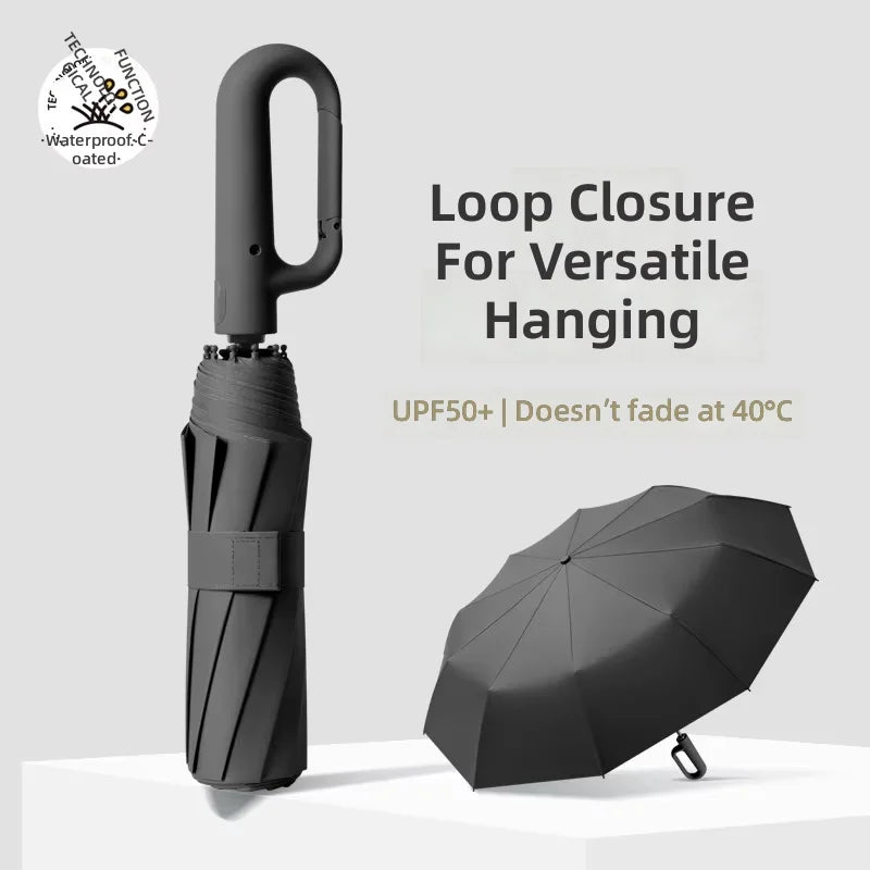 Custom Print Wholesale Most Popular Promotional 23 Inch Double Layer Windproof Inverted 3 Folding Umbrella