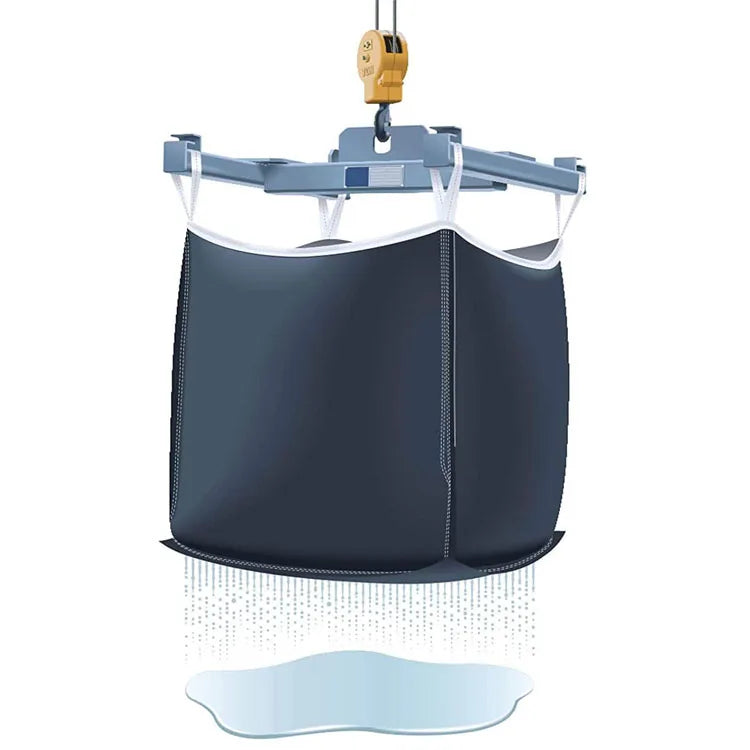 1 Cubic Metre Dewatering FIBC PP for Mud-Water Sludge-Oil Construction Site Packing 1 Ton Heavy Duty Leakage-proof Ton Bag