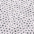 Wholesale 100pcs/Bag Colorful Letter Number Beads for DIY  Acrylic Plastic Alphabet Character Beads for Jewelry Making