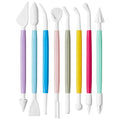 Wholesale 8-Piece Ceramic Pottery Tool Kit Double-Head Plastic Modeling Clay Sculpting Tools for Kids Art Supplies