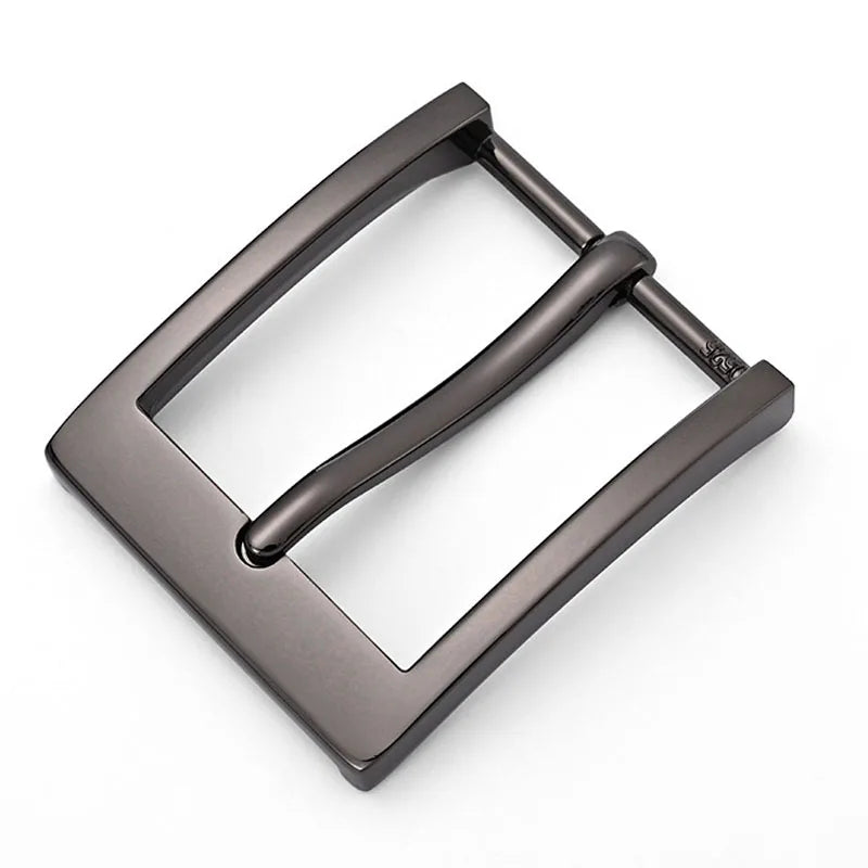 40mm Zinc Alloy Single Prong Pin Buckle for Men Casual Business Belt Head OEM Durable Waist Strap Accessories in Stock