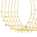 Joolim Jewelry 18K Gold Plated Star Heart Dot Pendant Choker Necklace Trendy Necklace