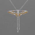 Lotus Fun Handmade 925 Sterling Silver 18k Gold Plated Cute Hollow Butterfly Kite Custom Pendant Fine Jewelry for Women