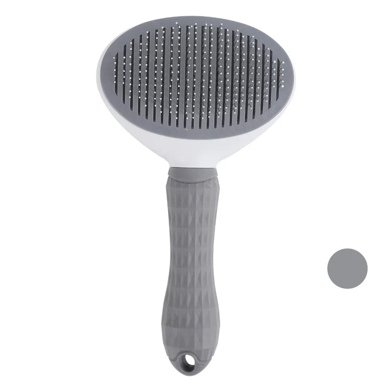 Hot Style Convenient Self Cleaning Button Automatic Hair Removal Beauty Modeling Pet Supplies Dog Cat Grooming Combs
