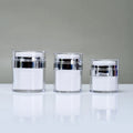 Wholesale Custom Luxury Cosmetic Refillable 15g 30g 50g  White Airless Cream  Jar