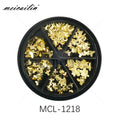Nail Supplies butterfly Shiny Copper 3d Nai Art Alloy Nai Art Charm Nail Art Decoration