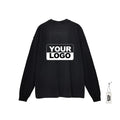 Wholesale Newly Mens Oversized T-shirts Acid Wash Mens Long Sleeve t Shirt Hip Hop Printing Custom
