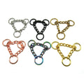 Personalized Custom Stainless Steel Dog Martingale Chain Rose Gold for Dog Collar