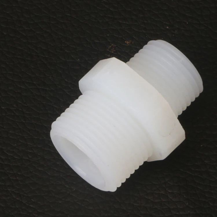 1/4"  3/8"   1/2" BSP Plastic Hose Pipe Fitting Male Plastic Connectors