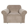 Luxury Velvet Sofa Cover 1 Seat Sofa Slipcover Universal Velvet Stretch Sofa Cover Slipcover Elastic Cover