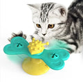 USMILEPET Pet Indoor Toys Plastic Butterfly Spinning Pinwheel Catnip Ball Cat Toy Intelligence Toy for Small and Medium Cat